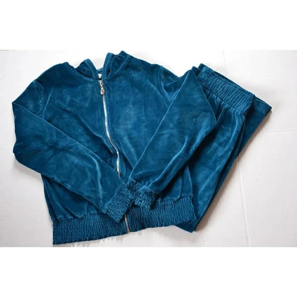 Vtg 725  Originals Velour Tracksuit - Picture 1 of 10